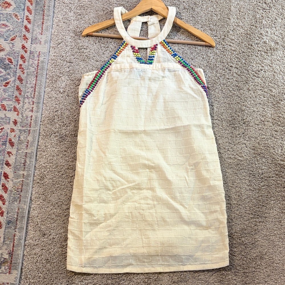 Colorblock Beaded Dress